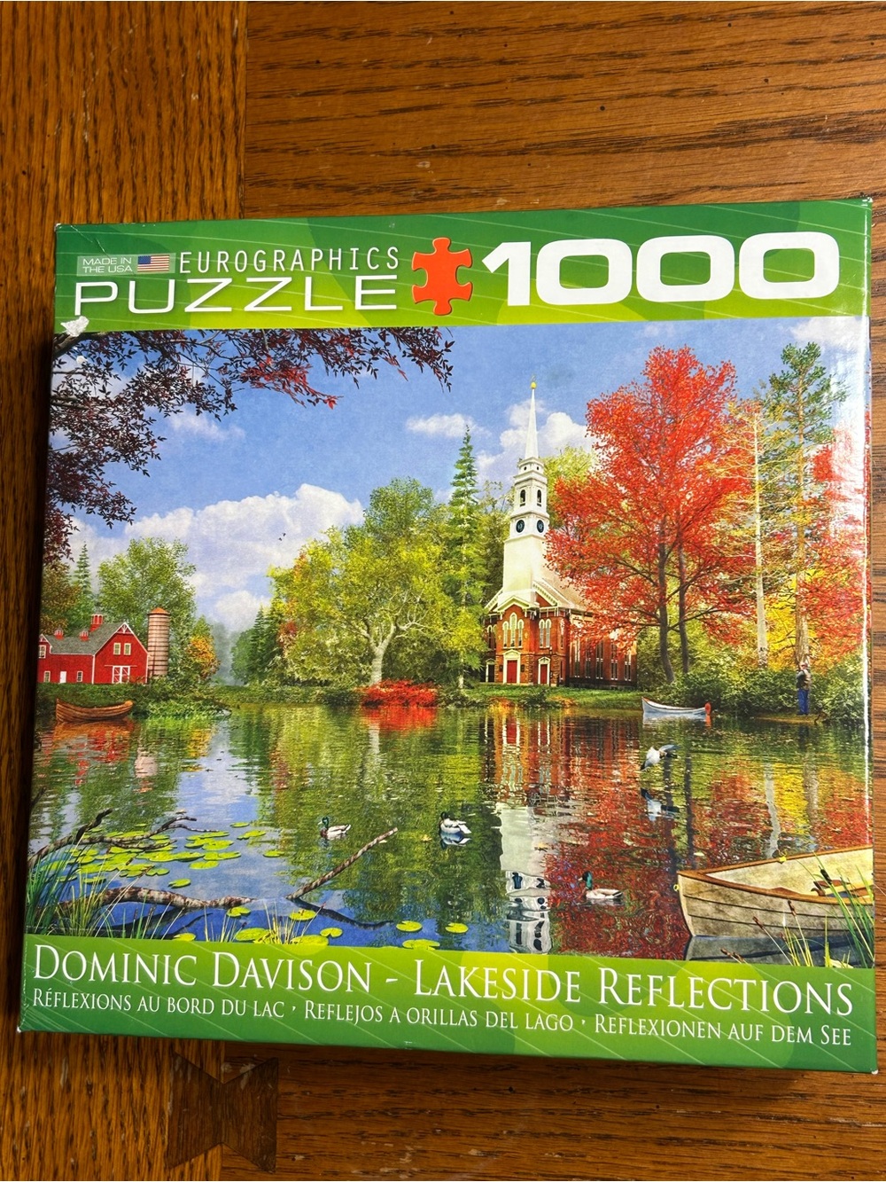 1000-Piece Puzzle - Dominic Davison Lakeside Reflections (Multicolor)
